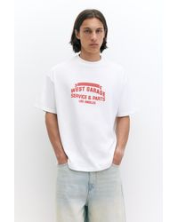 Pull&Bear - West Garage Boxy T-Shirt - Lyst