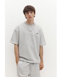 Pull&Bear - Short Sleeve Logo Sweatshirt - Lyst
