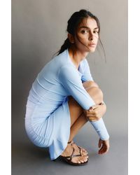 Pull&Bear - Heeled Sandals With Strap Detail - Lyst