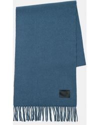 Pull&Bear - Basic Sjaal Met Franjes - Lyst