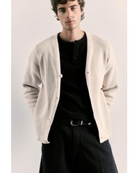 Pull&Bear - Buttoned Cardigan - Lyst