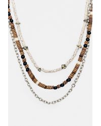 Pull&Bear - 3-Pack Of Beaded Necklaces - Lyst