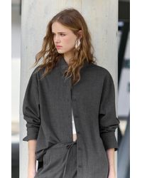 Pull&Bear - Pinstripe Shirt - Lyst