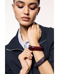 Pull&Bear - Pack Of Resin Arm Bangles - Lyst