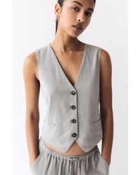 Pull&Bear - Rustiek Gilet - Lyst