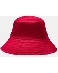 Pull&Bear - Frayed Hem Bucket Hat - Lyst
