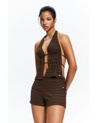 Pull&Bear - Rustikale Shorts Mit Umschlagbund - Lyst