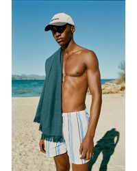 Pull&Bear - Striped Swimming Trunks - Lyst