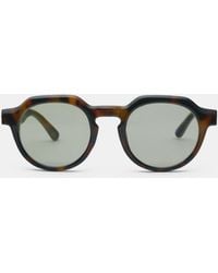 Pull&Bear - Sonnenbrille Schildpatt-Optik - Lyst