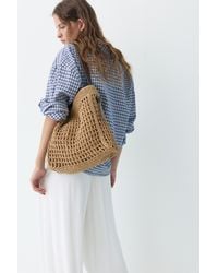 Pull&Bear - Woven Tote Bag - Lyst