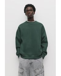 Pull&Bear - Felpa Basic Collo Rotondo - Lyst