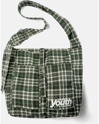 Pull&Bear - Check Crossbody Bag With Buckle - Lyst