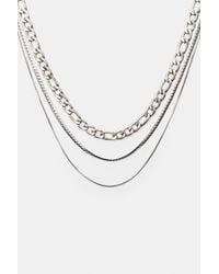 Pull&Bear - 3-Pack Of Chain Necklaces - Lyst