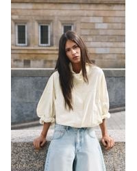 Pull&Bear - Cropped High Neck Jacket - Lyst