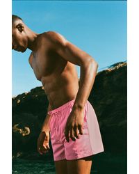 Pull&Bear - Basic Swimming Trunks - Lyst