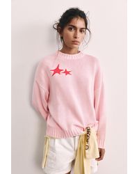 Pull&Bear - Pullover Oversize A Stelle - Lyst