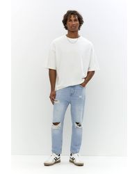 Pull&Bear - Relaxed-Jeans Mit Rissen - Lyst