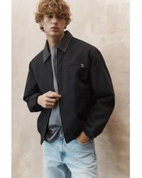 Pull&Bear - Jacket With Contrast Collar - Lyst