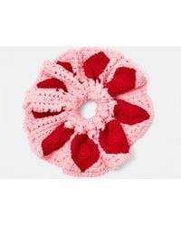 Pull&Bear - Chouchou Crochet Cœurs - Lyst