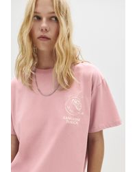 Pull&Bear - T-Shirt Mit Granatapfel-Print - Lyst