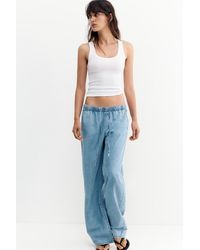 Pull&Bear - Jogger Jeans Met Lage Taille - Lyst