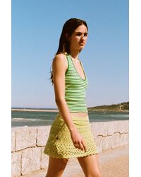Pull&Bear - Gestreepte Haltertop - Lyst