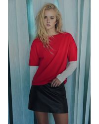 Pull&Bear - Double-Sleeve T-Shirt - Lyst