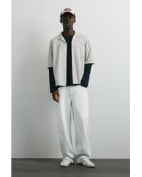Pull&Bear - Wide-Leg Jeans - Lyst