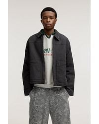 Pull&Bear - Jacket With Faux Shearling Lining - Lyst