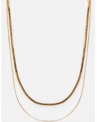 Pull&Bear - Lot De 2 Chaînes Basiques - Lyst