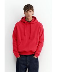 Pull&Bear - Basic-Sweatshirt Mit Kapuze - Lyst