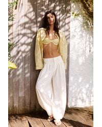 Pull&Bear - Sarouel Trousers With Darts - Lyst