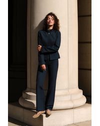 Pull&Bear - Straight Broek Met Gesp - Lyst