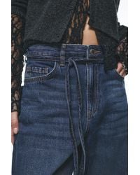 Pull&Bear - Baggy Jeans With Drawstring - Lyst