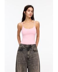 Pull&Bear - Strappy Polyamide Bodysuit - Lyst