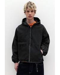 Pull&Bear - Stwd Zip-Up Hoodie - Lyst
