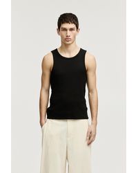 Pull&Bear - Ribbed Tank Top - Lyst