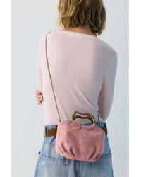 Pull&Bear - Borsa Con Manico Metallico - Lyst