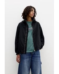 Pull&Bear - Stwd Hooded Raincoat - Lyst