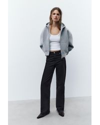 Pull&Bear - High-Waist Wide Straight-Leg Jeans - Lyst
