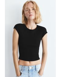 Pull&Bear - Fitted Short Sleeve T-Shirt - Lyst