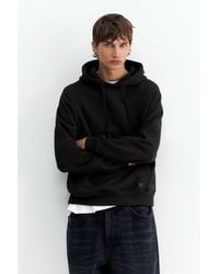 Pull&Bear - Basic Hooded Sweatshirt - Lyst
