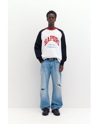 Pull&Bear - Jean Slim Bootcut Déchiré - Lyst