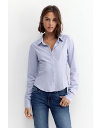 Pull&Bear - Fitted Wide-Cuff Shirt - Lyst