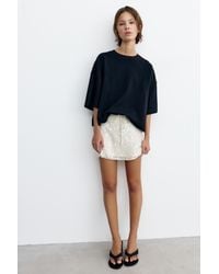 Pull&Bear - Sequin Mini Skirt - Lyst