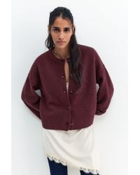 Pull&Bear - Soft Knit Cardigan - Lyst