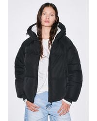 Pull&Bear - Puffer Jacket With Hood - Lyst