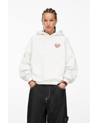 Pull&Bear - Stwd-Sweatshirt Mit Herzen Und Kapuze - Lyst