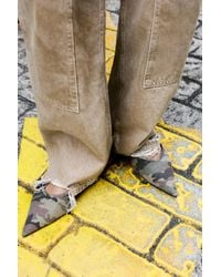 Pull&Bear - Printed Mule Heels - Lyst