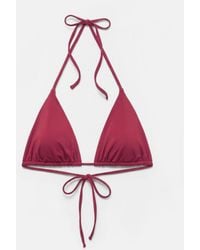 Pull&Bear - Triangle Bikini Top - Lyst